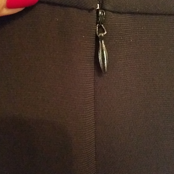 Evan Picone Black Mozart Career Skirt size 14 - Picture 4 of 6